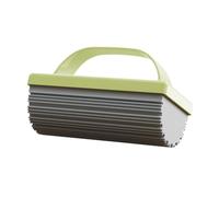 PETSOLA Brosse Éponge Nettoyage Réutilisable PVA Duster Domestique à Rainures Profondes Outil Multifonction Adaptée pour Cuisine Salle de Bains Voiture Bureau, Vert