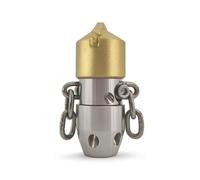 PETSOLA Buse Rotative avec Chaînes Robuste Buse Rotative Haute Pression Usage Intensif pour Plombiers, M22, Tête en Alliage 40L/Min