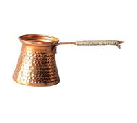 PETSOLA Cafetière Turque, Style Arabe Ou Grec, Portable, avec Longue Poignée, Robuste et Fabriquée à La Main, pour La Cuisine et Les Plaques de Cuisson.