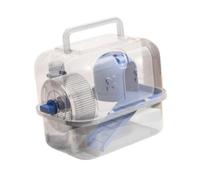 PETSOLA Cage de Transport Portable et Respirante pour Cobayes, Hamsters, écureuils, Hérissons D'Afrique et Planeurs de Sucre, Bleu, Style A