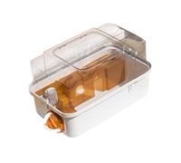 PETSOLA Cage de Transport Portable et Respirante pour Cobayes, Hamsters, écureuils, Hérissons D'Afrique et Planeurs de Sucre, Orange, Style B