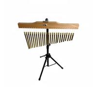 PETSOLA Carillon Musical Barres Métalliques Instrument de Percussion Bar Chimes Arbre à Marques Son Clair Profond Réponse Sensible avec Support Trépied