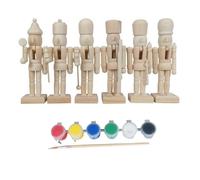 PETSOLA Casse-Noix en Bois Brut 12 Cm Créatif Figurine Casse-Noix Base en Bois Léger Figurine Table Noël pr, Eeignan, Set 12CM Embryon