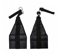 PETSOLA Ceinture Abdominale Sangles Abdos Harnais de Appui Bras pour Tractions Base Stable pour Relevés Matériau Nylon Résistant Acier Robuste Prise, 700G, Eva Améliorée