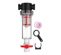 PETSOLA Collecteur de Drainage pour Pompe D'aquarium, Filetage 1/2", Réutilisable, étanche, Accessoires de Nettoyage, Sédiments, Eau, Transparent, 200 Mailles