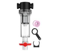 PETSOLA Collecteur de Drainage pour Pompe D'aquarium, Filetage 1/2", Réutilisable, étanche, Accessoires de Nettoyage, Sédiments, Eau, Transparent, 100 Mailles