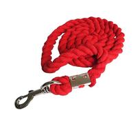 PETSOLA Corde de pour Cheval, Fait à La Main, Accessoires Pratiques Professionnels, Bouton-Pression, Corde Tressée Souple et Robuste, Rouge