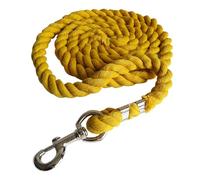 PETSOLA Corde de pour Cheval, Fait à La Main, Accessoires Pratiques Professionnels, Bouton-Pression, Corde Tressée Souple et Robuste, Jaune