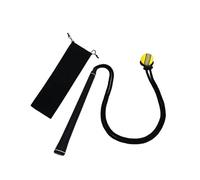 PETSOLA Corde D'Entraînement Golf Swing Rope pour Aide à l'exercice Soutien Au Tempo Développement du Swing Puissant Fonction Polyvalente Adaptée Aux Passionn, Noir