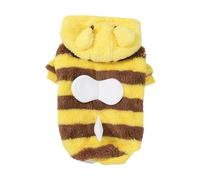PETSOLA Costume Chien Sweatshirt Déguisement Abeille Vêtement Pullover Manteau Animal Polyester Velours Arctic Facile à Porter Adapté à Promenade Fête Prise D, XL