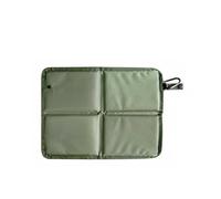 PETSOLA Coussin de Plein Air Coussin d'Assise Coussinet Portable Tapis Pliable Matelas Imperméable Surface Résistante en Oxford et Cœur Doux Se Plie en Format, Vert Armée