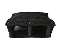PETSOLA Coussin Mordant Résistant Manchette Morsure avec Poignée Renforcé Manchette Protection pour Dressage, Noir