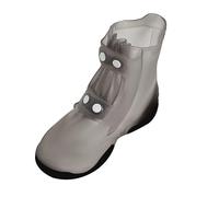 PETSOLA Couvre-chaussures Imperméables Réutilisables TPE Bouton Étanche Semelle Antidérapante Pliables Faciles à Transporter Adaptés Aux Extérieurs Sp, 3XL Gris