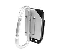 PETSOLA Crochet Ceinture Porte-Outils Porte-clés Support-clé Mousqueton Pratique Aluminium Résistant Portable Accroche-Outils Convient Aux Électriciens Plombi