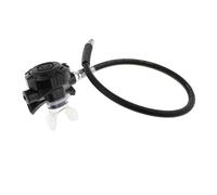 PETSOLA Détendeur de Plongée Régulateur Deuxième Étage Respirateur de Plongée Ajusteur de Souffle avec Embout Buccal Transparent Adapté pour L'Exploration So, Noir