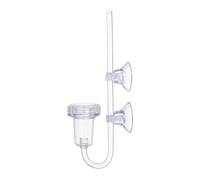 PETSOLA Diffuseur CO2 Aquarium en PC Transparent avec Disque Céramique Remplaçable Valve de Sécurité Intégrée Système Booster de CO2 et Diffusion Uniforme Pou, S