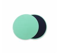 PETSOLA Disque de Glisse Pilates Disque de Fitness Disque de Renforcement Disque de Glisse Double Surface pour Moquette et Bois Améliore Équilibre Souplesse, Green