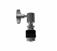 PETSOLA Embrayage Charleston En Alliage D'aluminium Robuste Embrayage charlestonHat Vis Serrage Latérale Portable Pince Fixation Cymbale charlestonHat, Argent