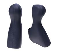 PETSOLA Ensemble de 2 Couvre-leviers de Freins pour Vélo, Couvre-poignées de Guidon pour Leviers de/Freins, Protection pour Freins, Fabriqué dans Un, Noir