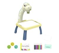 PETSOLA Ensemble de Projecteur de Dessin, Planche à Dessin, Art et Artisanat pour Enfants âgés de 3 à 8 Ans, Lumière 24 motifs