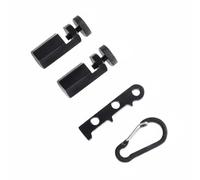 PETSOLA Équerre de Charpente Jig Guide de Traçage Cale de Mesure Hexagonale Attache Solide sur Équerre de Charpente et Rafter en Aluminium Anodisé pour, Noir