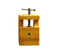 PETSOLA Équipement de Gravure Presse Compacte Étau d'Atelier Support de Gravure Serre-joint Intégré Bloc Rectangulaire Bois Ferrures Métalliques Ajustement, Petite