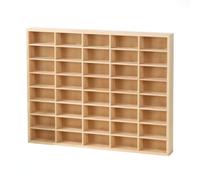 PETSOLA Étagère en Bois avec Compartiments Mural Étagère Murale Ouverte Gain Place Meuble pour Collectionneurs, Enfants, 40 Compartiments