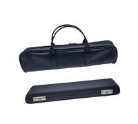 PETSOLA Étui pour Flûte, Sac de Rangement pour Flûte, Sac pour Instruments de Musique, Professionnel, En Cuir PU, Multifonctionnel, avec Poignée, Portable, 16 Trous