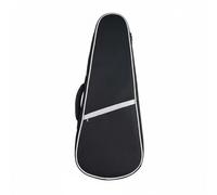 PETSOLA Étui Ukulélé Rembourré Imperméable Sac à Dos Ukulélé Double Bandoulière Accessoire Instrument Musique pour Débutants, Blanc, 23 Po