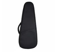 PETSOLA Étui Ukulélé Rembourré Imperméable Sac à Dos Ukulélé Double Bandoulière Accessoire Instrument Musique pour Débutants, Noir, 26 Pouces