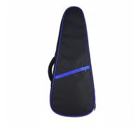 PETSOLA Étui Ukulélé Rembourré Imperméable Sac à Dos Ukulélé Double Bandoulière Accessoire Instrument Musique pour Débutants, Bleu, 26 Pouces