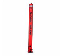 PETSOLA EUR de Surface de Plongée Bouée SMB Tube isation Balise de Sécurité Flottant Structure Nylon 210D avec Couche Interne TPU et Anneau INOX 316 Gonflage, Orange, 1.2m 15cm