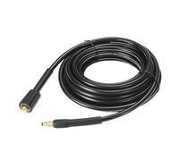 PETSOLA Flexible Haute Pression Robuste Tuyau avec Raccord Noir pour Garage, 15m