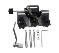 PETSOLA Gabarit D'affûtage pour Chaîne de Tronçonneuse, Affûteur de Chaîne en Métal, Accessoire Pratique et Facile à Utiliser, Kit D'affûtage Manuel à, Gris