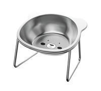 PETSOLA Gamelle surélevée pour Chat, Protège-Cou, Facile à Nettoyer, Gamelle Inclinée pour Chien avec Support, Idéale pour Les Chats et Chiots D'intérieur, Ours