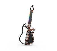PETSOLA Guitare Électronique Pliable Bluetooth Guitare Intelligente Haut-Parleur Perforé, Fibre De Carbone