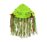 PETSOLA Hachoir d'angle pour Furet, Hamac Portable à Pompons en Flanelle, Accessoire de Cage pour Cochon d'Inde, écureuil, Souris et Rats, Triangle