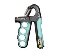 PETSOLA Hand Grip Strengthener Renforceur Main Poignée Réglable Exercices Compteur Digital Entraînement Poignet Acier Carbone Adapté Musiciens Sportifs Maison, Bleu