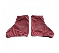 PETSOLA Housse Botte Patinage Artistique Réutilisable Housse Patin Artistique Ajustement Sécurisé Accessoire Glisse, Burgundy