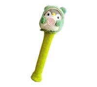 PETSOLA Housse de Raquette de Badminton Antidérapante en Tissu, Motif Animal, Absorbant La Transpiration, de Rechange et de Protection pour L'entraînement, Pingouin Vert