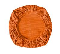 PETSOLA Housse Extensible Jacquard pour Ordinateur de Bureau, Amovible, Lavable et Pivotante, pour Une Protection Optimale, Housse de siège orange