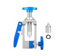 PETSOLA Insert Hydraulique Kit D'Insertion de Flexible Gaine de Frein Outil Multifonction Accessoire Pratique Convient pour Cyclisme Atelier de Vélo Usage Dom, Métal Bleu