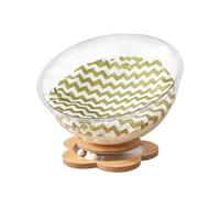 PETSOLA Lit pour Chat en Forme de Capsule Spatiale - Accessoires pour Animaux de Compagnie - Transparent - Facile à Nettoyer - Robuste - Nid, Base de Fleurs