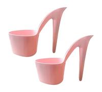PETSOLA Lot de 2 Pots de Fleurs en Forme de Talon Haut, Décoration Intérieure et Extérieure, Outil de Jardinage et de Bricolage.