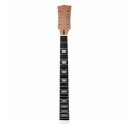 PETSOLA Manche de Guitare LP Électrique Remplacement Manche Touche en Palissandre Rod Bidirectionnel Bords Roulés Confort de Jeu Compatible Réparation Répétitions Salle Scène
