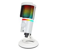 PETSOLA Micro USB avec Trépied RGB Micro USB RVB Matériel pour Streamers, Retransmission, Blanc