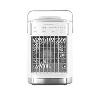 PETSOLA Mini Refroidisseur d’air par Évaporation Compact Refroidisseur D'air par Évaporation Sensible Au Toucher Ventilateur avec Veilleuse pour Dortoir