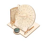 PETSOLA Modèle de En Bois, Jouet éducatif, Horloge Ancienne, Projets Pédagogiques En
