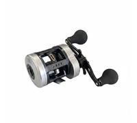 PETSOLA Moulinet de Pêche Moulinet Casting Baitcasting Profil Classique Corps Métal 6 Roulements Freinage Stable Adapté à la, Moulinet Tambour en Métal X300, Frein 15kg, Manivelle Gauche, Double Bras