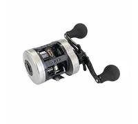 PETSOLA Moulinet de Pêche Moulinet Casting Baitcasting Profil Classique Corps Métal 6 Roulements Freinage Stable Adapté à la, Moulinet Tambour en Métal X300, Frein 15kg, Manivelle Droite, Double Bras